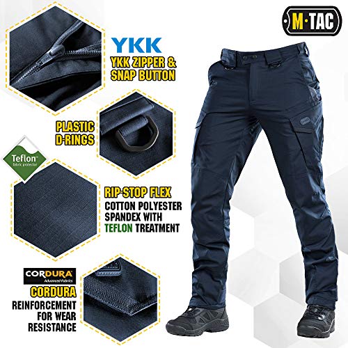 M-Tac Aggressor Flex Tactical Cargo Pants for Men - Cotton Work Pants, Hunting and Outdoor Use, Durable Multi Pocket Design3
