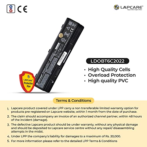 Image of LAPCARE Battery for DELL VOSTRO 1014 1015 1088 A840 A860 G069H F287H