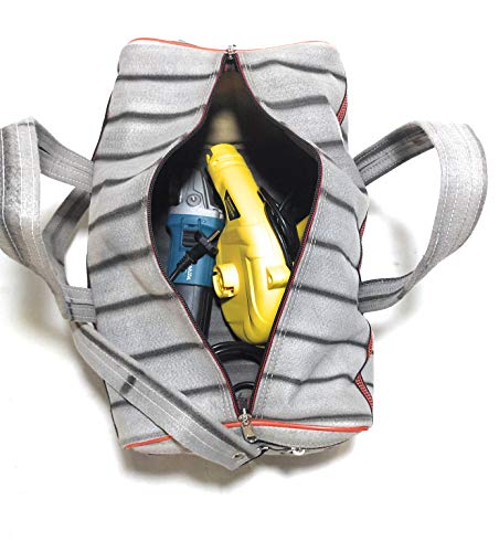 Image of Washable Electrician Plumber Technician Tools Bag with 3 pockets and Maximum Durability (Set of 2 Multicolor)
