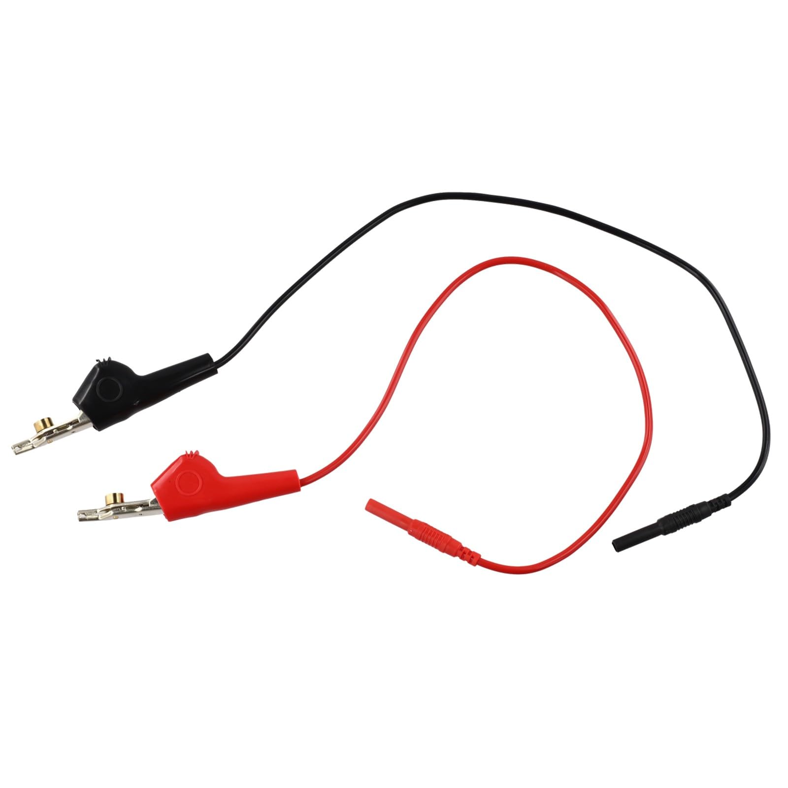SPORTARC Fiche banane 4 mm, pince crocodile, plomb, sonde isolée rouge pour multimètre, prise en main sûre pour tests électriques en laboratoire