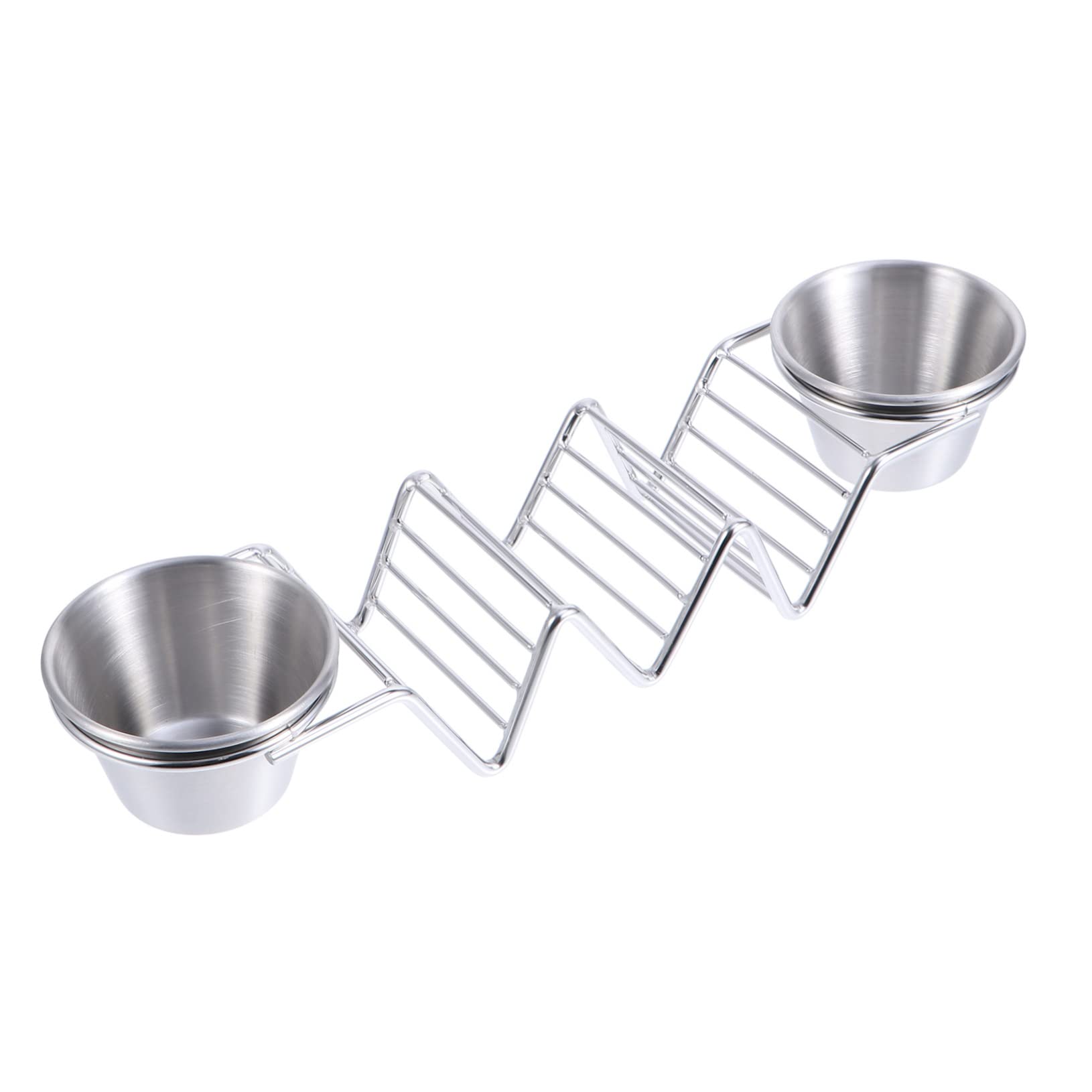 TIDTALEO 1Pc Stainless Steel Taco Rack Taco Display Stand for Tacos Taco Storage Holder for Serving Tacos