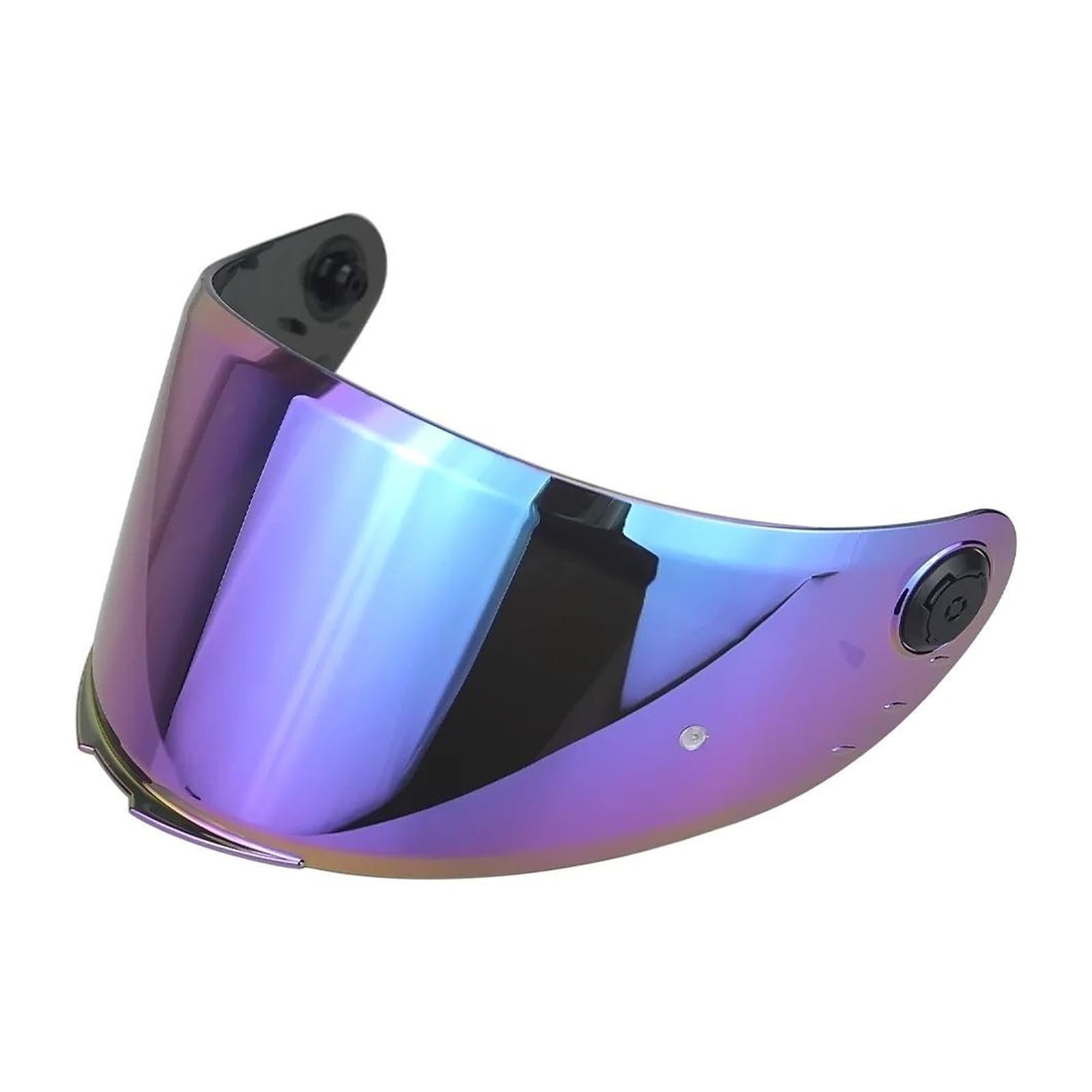 XYJTC Motorcycle Helmet Visor, for MT V-14B Scooter Accessories V14B Motorbike Lens Casco Shields Outdoor Protective Artifact(Blue)(Rainbow)
