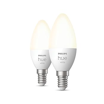 Philips Hue White Smart Bulb Twin Pack LED B22 Bayonet Cap (Pack of 2)