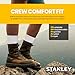 STANLEY Work Socks for Men – 8 Pairs Thick Cushioned Crew Length Work Boot Socks for Hiking