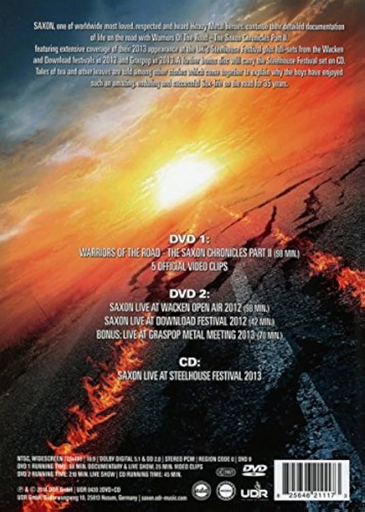 (未使用･未開封品)Warriors of the Road: the Saxon Chronicles Part II [DVD] Official Saxon Music Store - Saxon - Warriors Of The Road