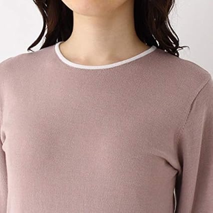 Amazon Co Jp インデックス ミドルワンピース 42 Ll Web限定サイズ 配色プリーツ調ニットワンピース C レディース ライトベージュ 051 40 L 服 ファッション小物