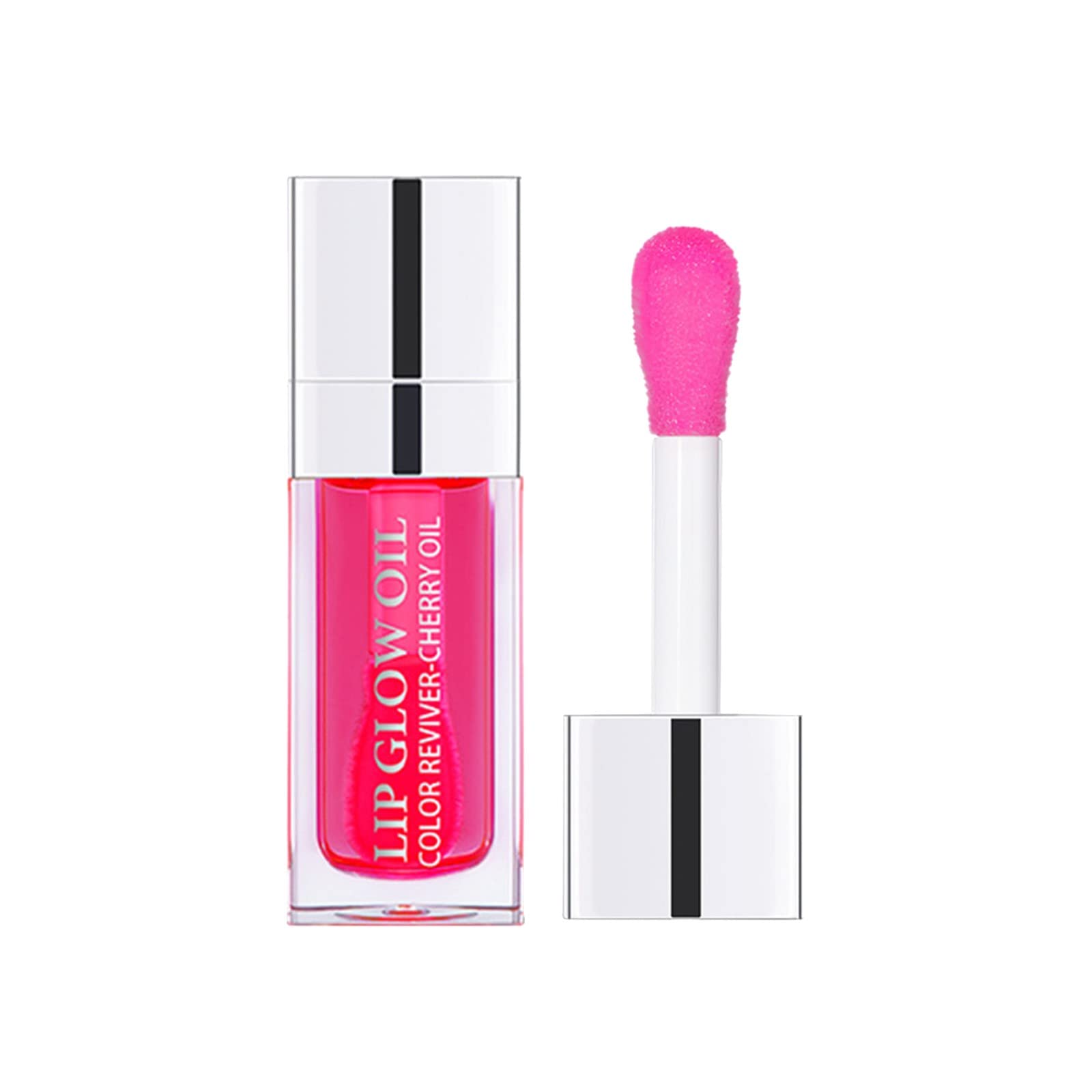 JOYO Lip Glow Oil for Women Long Lasting Lipstick Plumping Tinted Lip Brush Head Glitter Shine Lip Gloss
