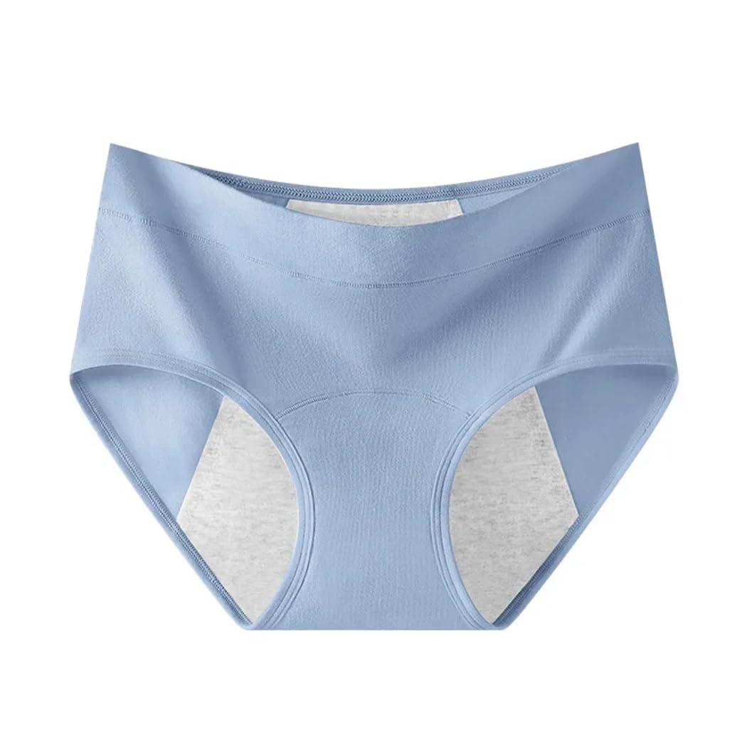 Mutandine da donna in cotone morbido a vita alta regolari plus size slip