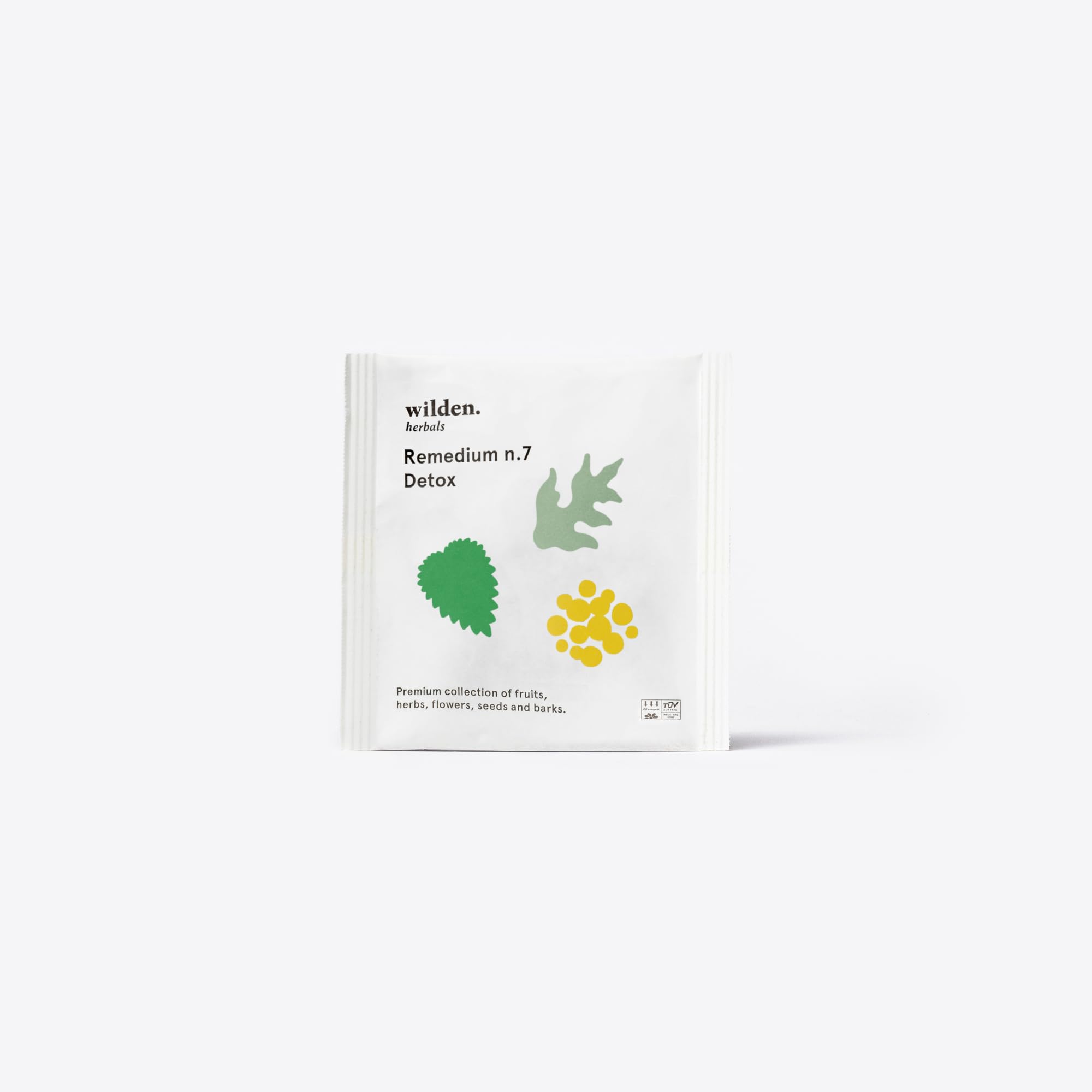 Wilden Herbals Remedium n.7 Detox - Té de Hierbas Depurativo - Mezcla de Hierbas Detoxificantes para Eliminar el Exceso de Toxinas - 10 Bolsitas