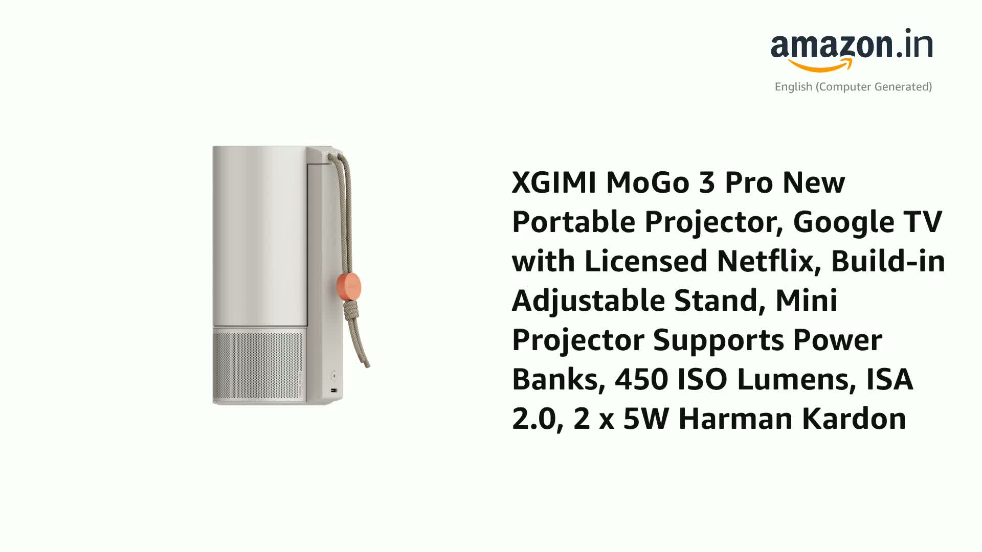 XGIMI MoGo 3 Pro Portable DLP Projector
