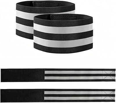 VerveFusion Lot de 4 Brassards et Bandes Réfléchissantes Haute Visibilité