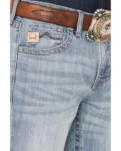 Cinch Western Jeans Men Ian Bootcut Slim Light Wash MB310360012