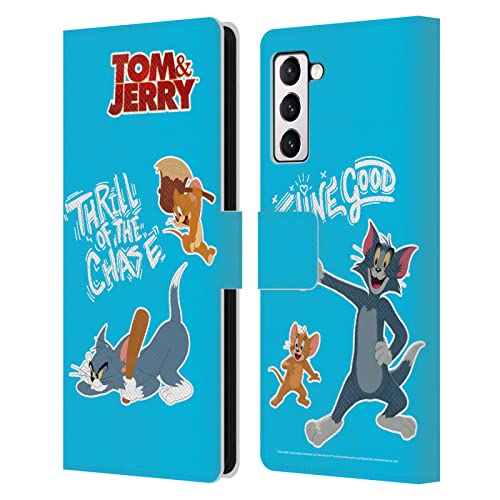 Étui Samsung Galaxy S21+ 5G Tom and Jerry Protection Cuir Idéale en Voyage et Transports