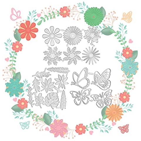 Ruicaifu 19pcs Troqueles Scrapbooking Cover