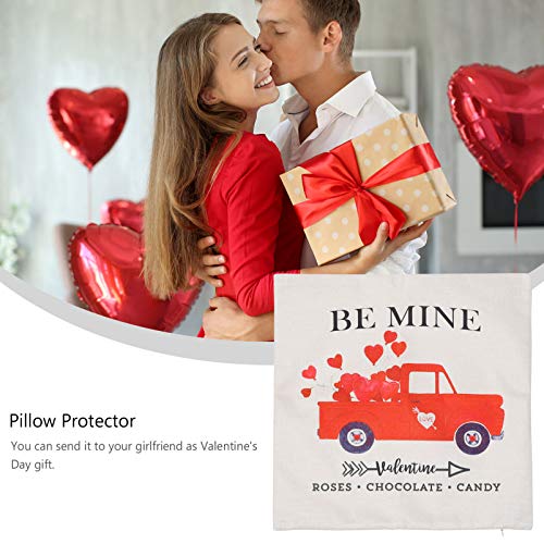 CLISPEED A Almofada Protetora de Travesseiro Amantes Cobre Fronha de Casa de Fazenda RÃºstica Cobre