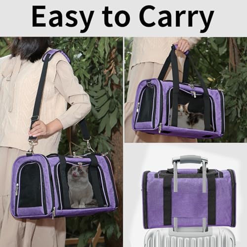 Image of Soft-Sided Cat /Dog /Pet Carrier, Collapsible Pets Travel Carriers