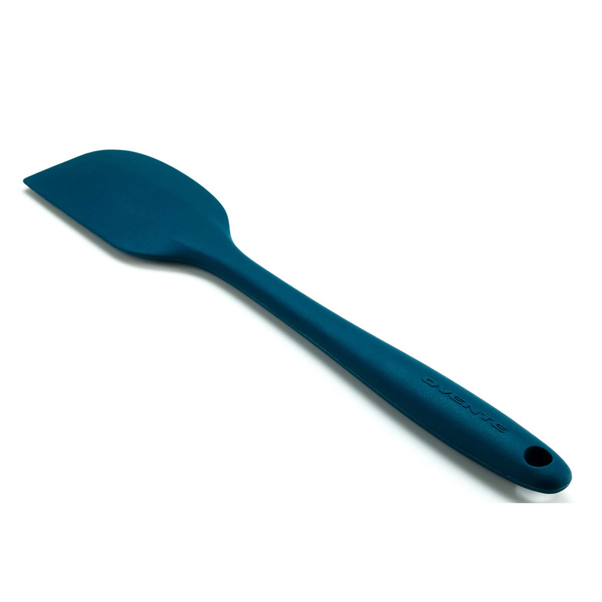 OVENTE Premium Silicone Spatulas with Stainless Steel Core 500°F Heat Resistant, BPA-Free & Perfect to Use on Non-Stick Cookware, Dishwasher Safe, Ergonomic Design, Blue (SP1001BL)