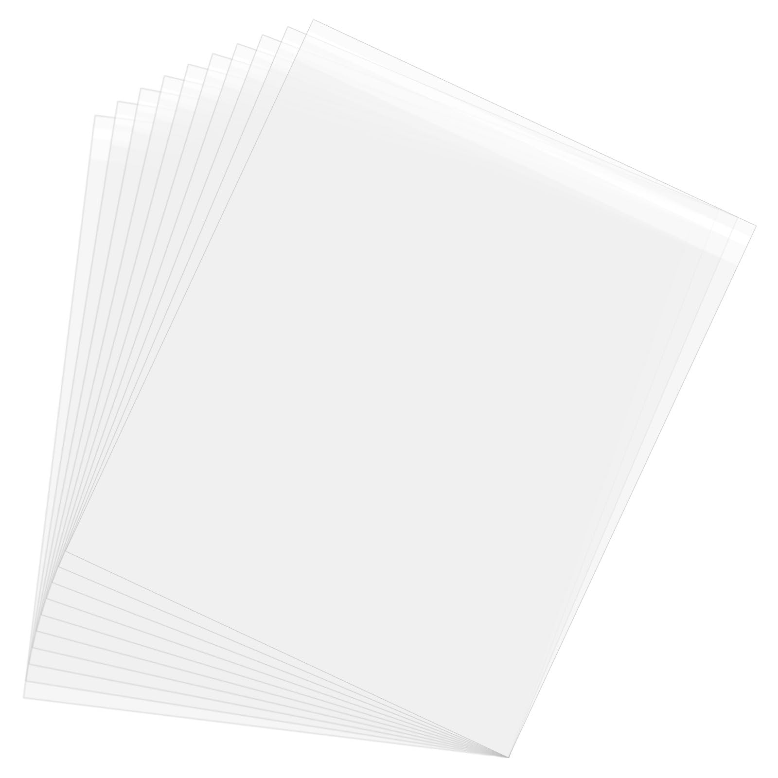 sourcing map Lot de 120 pochettes de rangement transparentes sans acide pour photos de 45 x 50 cm