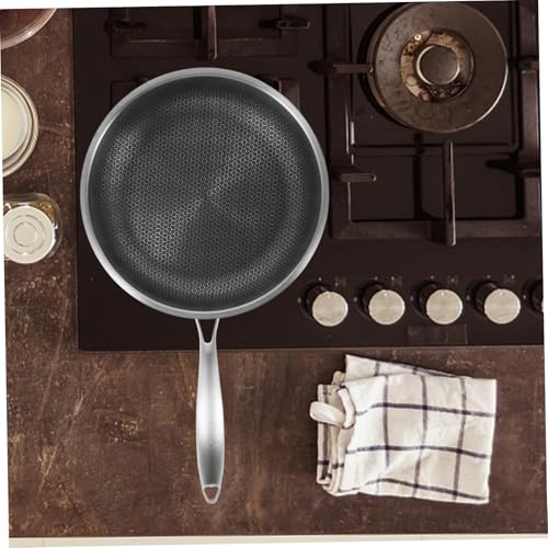Wok chino PRETYZOOM de acero inoxidable multicolor miniatura 3