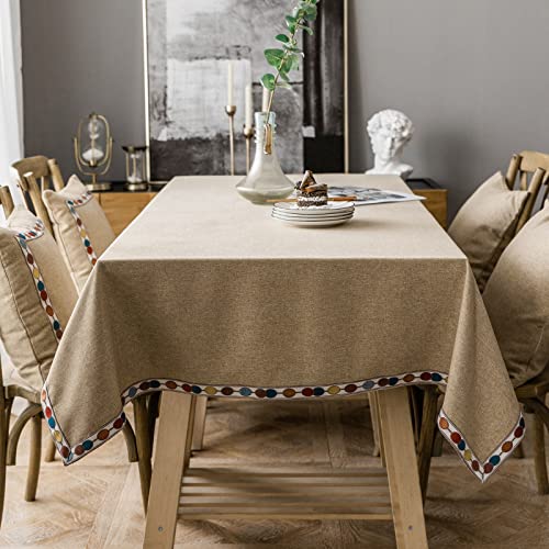 Nappe rectangulaire imperméable haut de gamme pour table de salle à manger