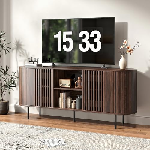 BVIUNTWO 65 Inch TV Stand for TVs Up to 75