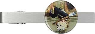 The Painter Silver Tie Clip Tie Bar Veteran Gift