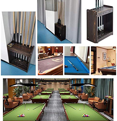 Porte-queues de billard sur pied au sol avec support stable pour 6 cannes - 7