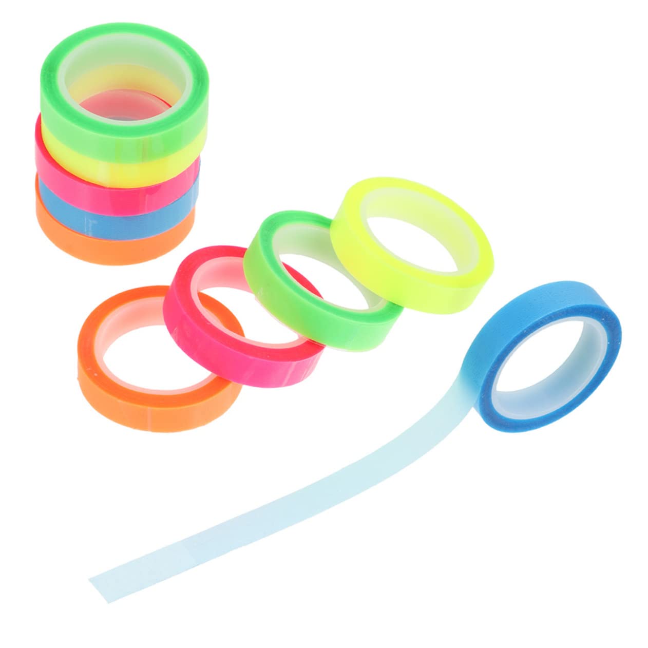 SEWACC 80 Rollen Wasserfester Index-aufkleber Abnehmbare Textmarker Transparentes Highlighter-tape Transparenter Markierungsaufkleber Wasserdichtes Klebeband Farbmarker Das Haustier