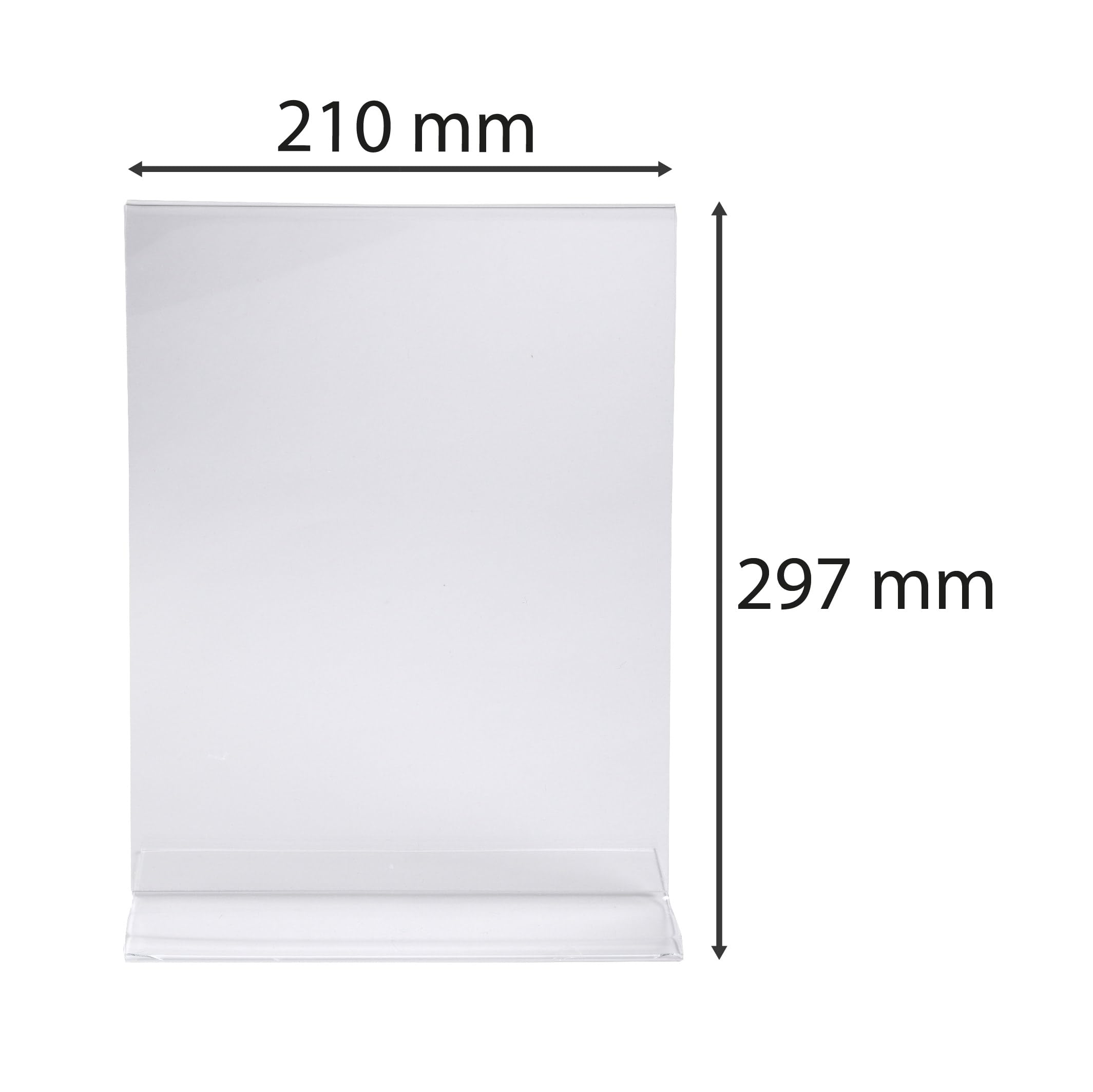 Exacompta Portello visivo A4 verticale destro 210x297 mm PMMA acrilico Cristallo