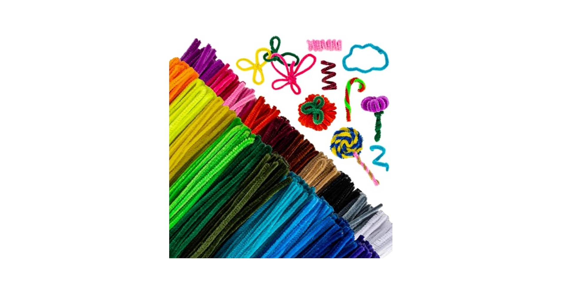 Amazon.com: RAINFLOW Pipe Cleaners Craft Supplies - 200 PCS