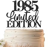 Photo Gallery eonncnt decorazione per torta con scritta "happy 40th birthday", edizione limitata 1985, con glitter neri, decorazione per torta per 40° compleanno, decorazione per feste di compleanno Photo Gallery eonncnt decorazione per torta con scritta "happy 40th birthday", edizione limitata 1985, con glitter neri, decorazione per torta per 40° compleanno, decorazione per feste di compleanno