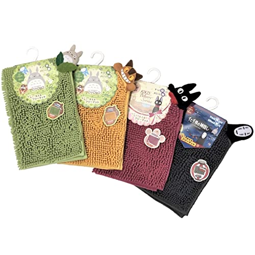 センコー となりのトトロ もりのトトロ 2 バスマット 約35×50cm グリーン 吸水 速乾 マイクロファイバー 91177 [5]