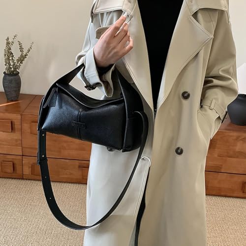 YFGBCX Small Crossbody Purses for Women, Small Shoulder Hangbags Womens Handbags Crossbody Crescent Hobo Bag Trendy (Black)2