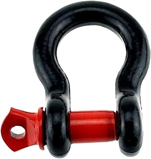D Ring Shackle Car Tow Rope hook High Strength Small Trailer Hook Car unloader Bow type Towing Hook For Tow(6.5T)