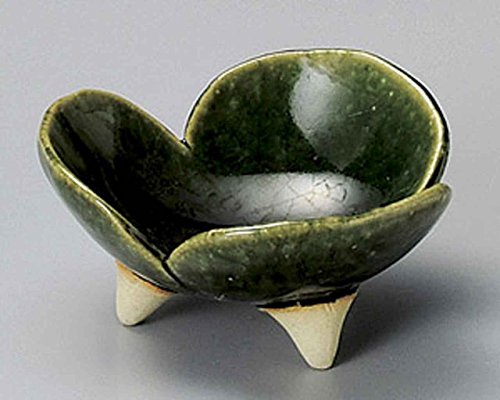 Oribe Mitsuba 3.5inch Small Bowl Green Ceramic Made in Japan