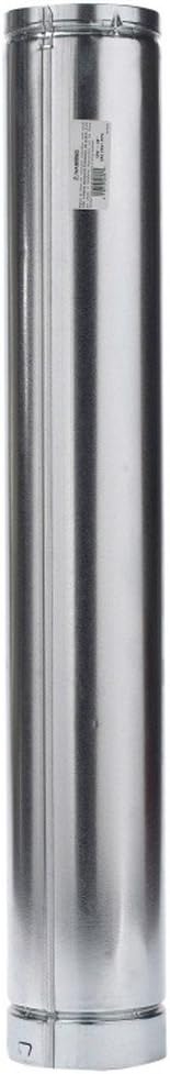 Selkirk 5 in. Dia. x 36 in. L Aluminum Round Gas Vent Pipe