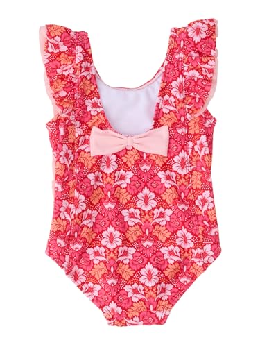 Image of RuffleButts Baby /Toddler Girls Ruffle Strap One Piece Swimsuit w /UPF 50+ Sun Protection