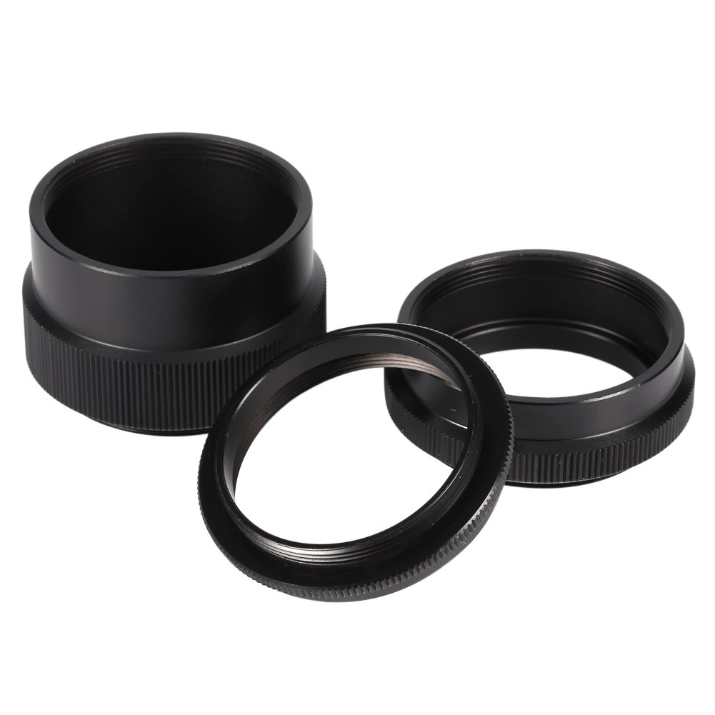 Zunate Pierścień do przedłużania makro zawiera 3 rurki przedłużające – 9 mm, 16 mm, 30 mm adaptery – do Twojego filmu i cyfrowego aparatu