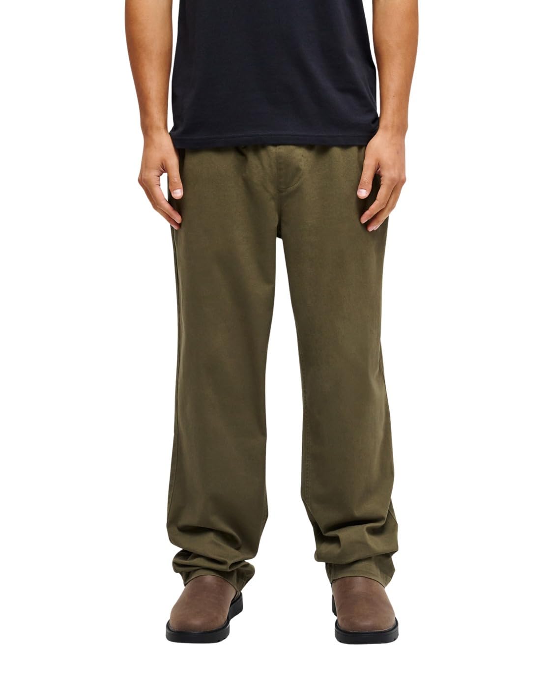 Quiksilver Mens Taxer Regular Twill Pantalon, Grape Leaf, M EU