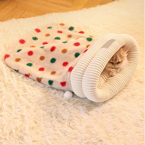 Nid tunnel d'hiver pour chat à installer dans la chambre - 4