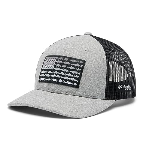 Image of Columbia Unisex-Adult PFG Snap Back Fish Flag Ballcap