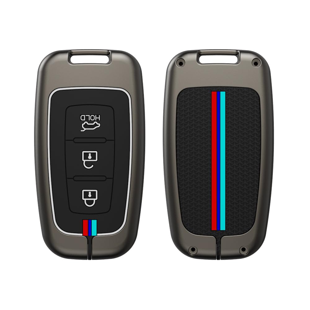 Metal Key Cover for Car Key, Protective Metal Key Case with Precise Button Access, Scratch Resistant Key Shell Cover for Flip Key and Smart Key Remote Protection-image-25