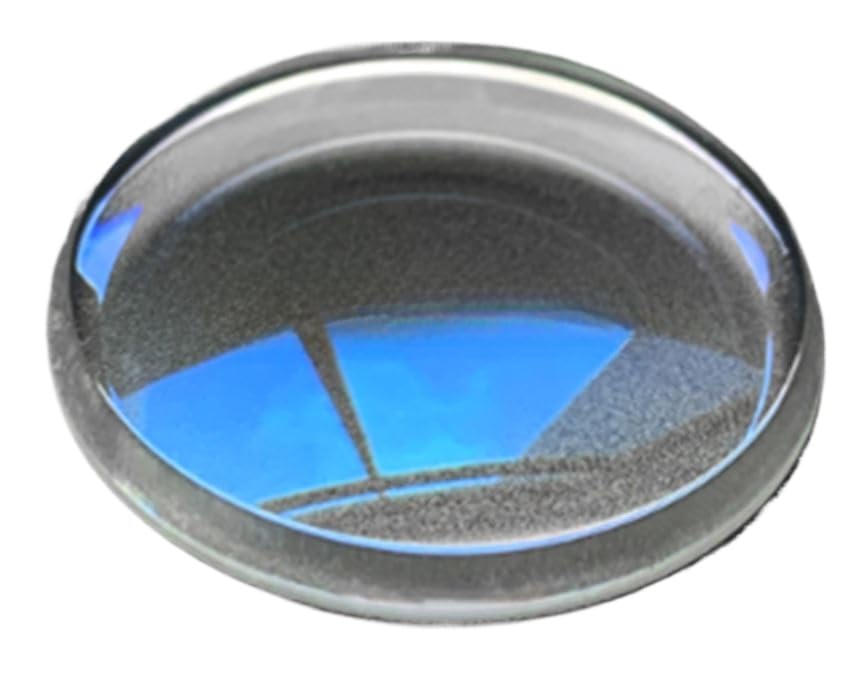1PCS 32mm diameter mineral strengthened glass for 6306 6309 7002 surface mirror (With blue light)