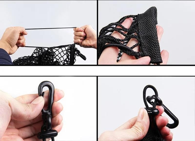 Filets de Coffre en Nylon Extensible avec Crochets de Fixation - 7