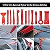 Uolor 268 Pièces Outils De DéMontage De Garnitures Trousse, pour Panneau Accessoires Porte Autoradio Tableau De Bord De Voiture, avec Broches De Retenue, Ensemble à Pince et Extracteur D’Attaches #1