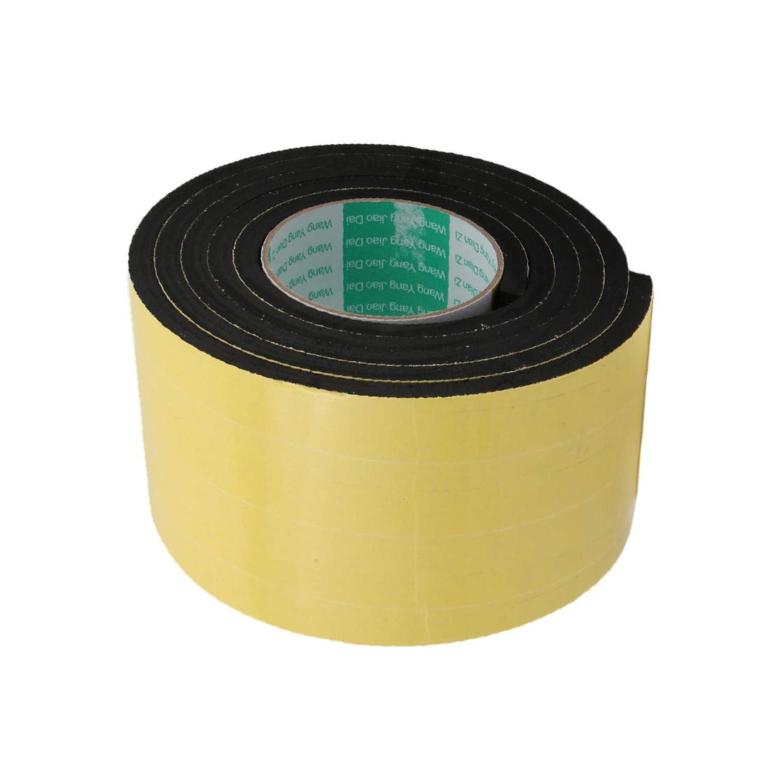 Uszczelniacz taśmowy uszczelniający taśma uszczelniająca, 100 mm szerokość 8 mm grubość jednostronna uszczelnienie odporna na wstrząsy taśma gąbkowa czarna 2 m długa (nowa Lon0167 100 mm szerokość polecana 8 mm grubość pojedyncza niezawodna skuteczność je