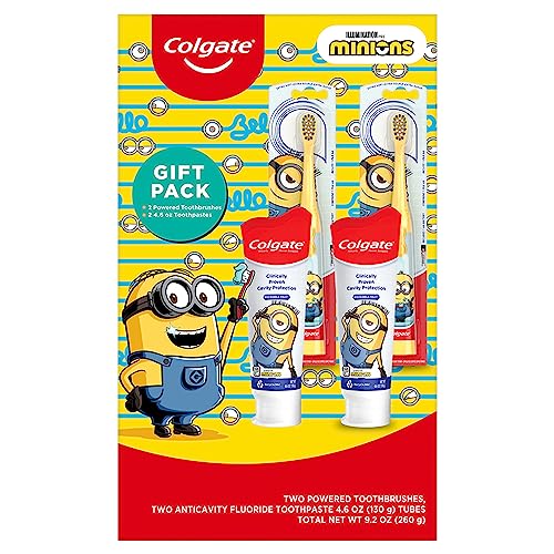Colgate Kids Toothbrush Set Minion Gift