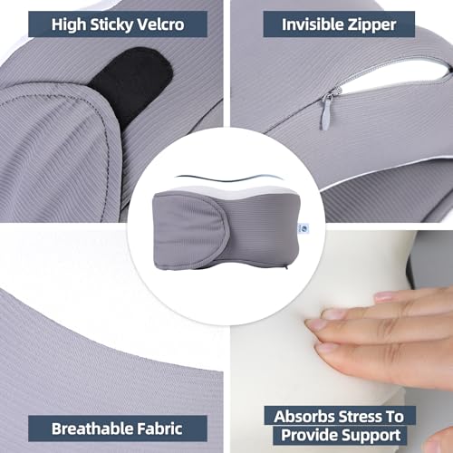 Almohada de espuma viscoelástica para cuello, tamaño M-L miniatura 6