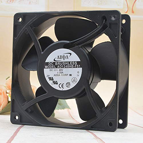 AD1248HB-F51 12cm 48V 0.20A 12038 Waterproof Moisture Resistant Fan