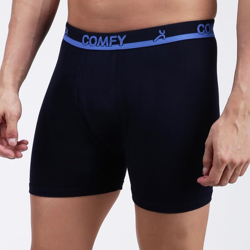 Image of Amul Comfy Men's Trunk Underwear | Soft Outer Elastic | Soft Waistband | Breathable Comfortable Innerwear | Pack of 10 | Color May Vary